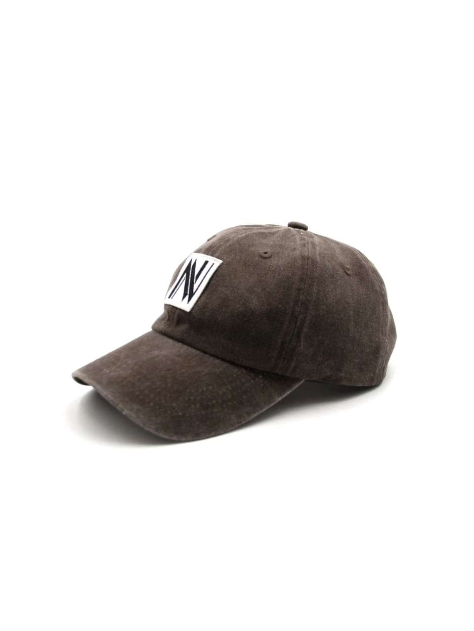 Cappello baseball unisex marrone